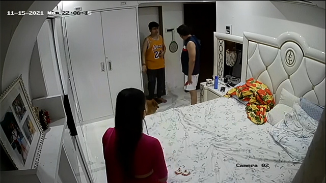 Indian Hot Couple Strip Her Cloths -Trail Dresses Hidden Cctv Cam P2